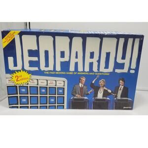 Jeopardy Board Game Pressman 1986, 2nd Edition, Vintage 100% COMPLETE